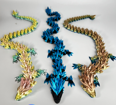 Articulated crystal dragon
