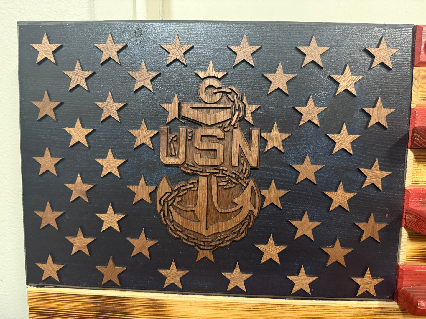 American Flag Challenge coin holder