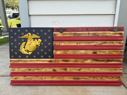 American Flag Challenge coin holder