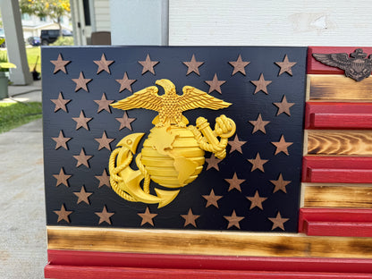 American Flag Challenge coin holder