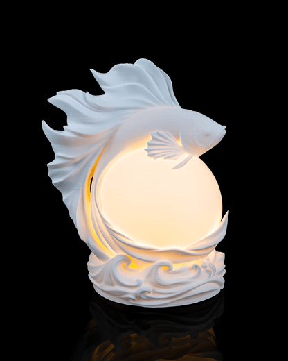 Betta Fish Themed Lamp