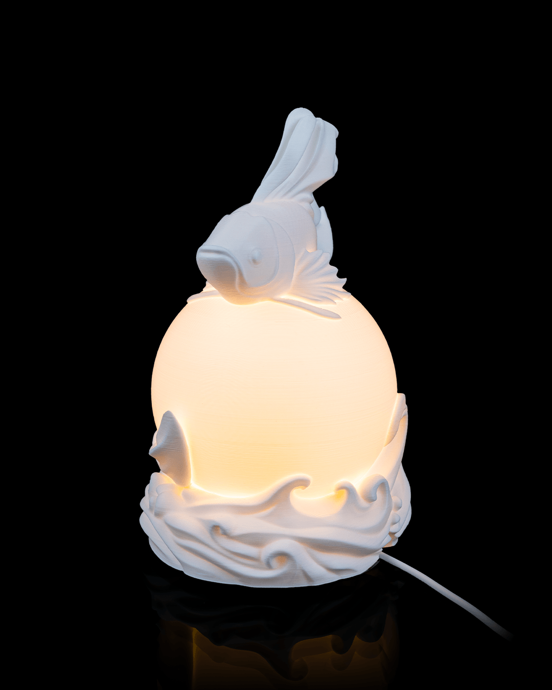 Betta Fish Themed Lamp