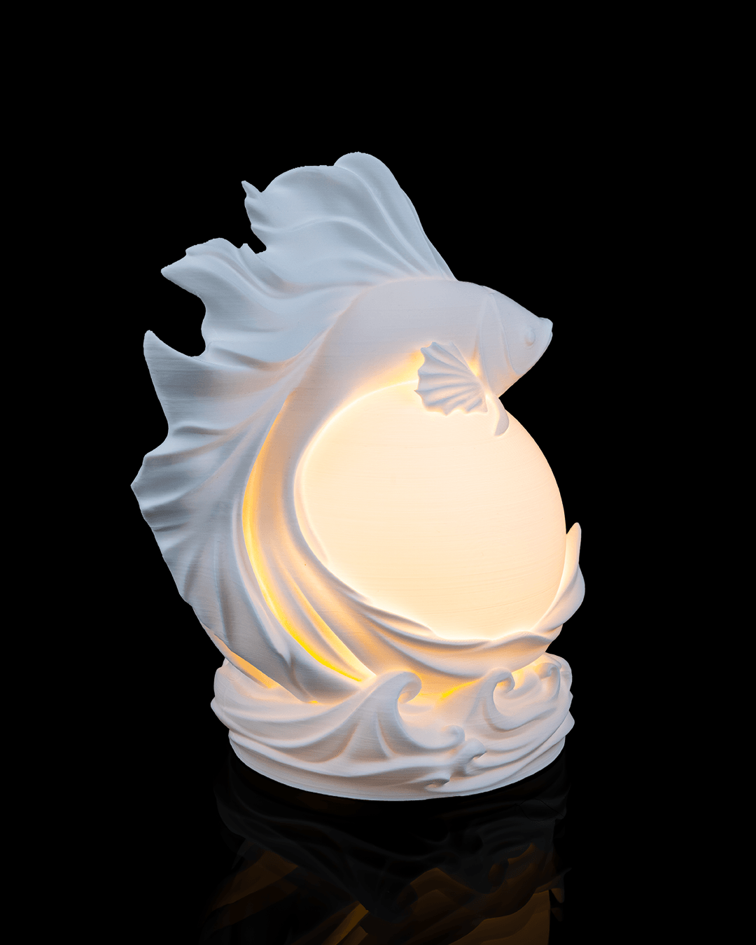 Betta Fish Themed Lamp