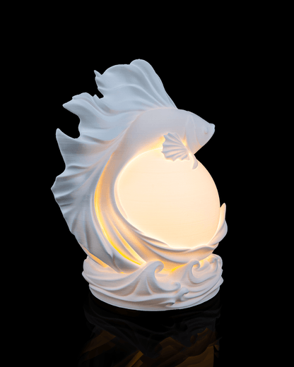 Betta Fish Themed Lamp