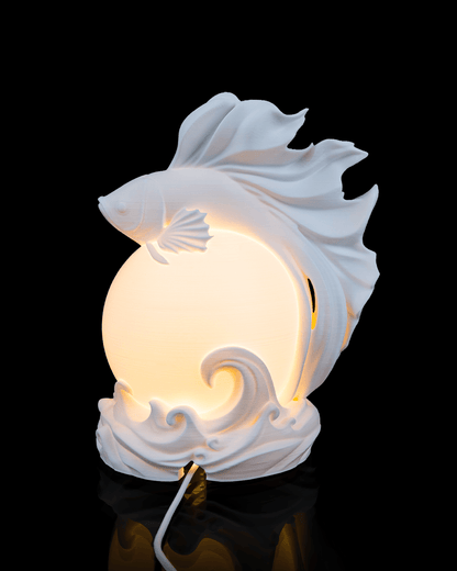 Betta Fish Themed Lamp