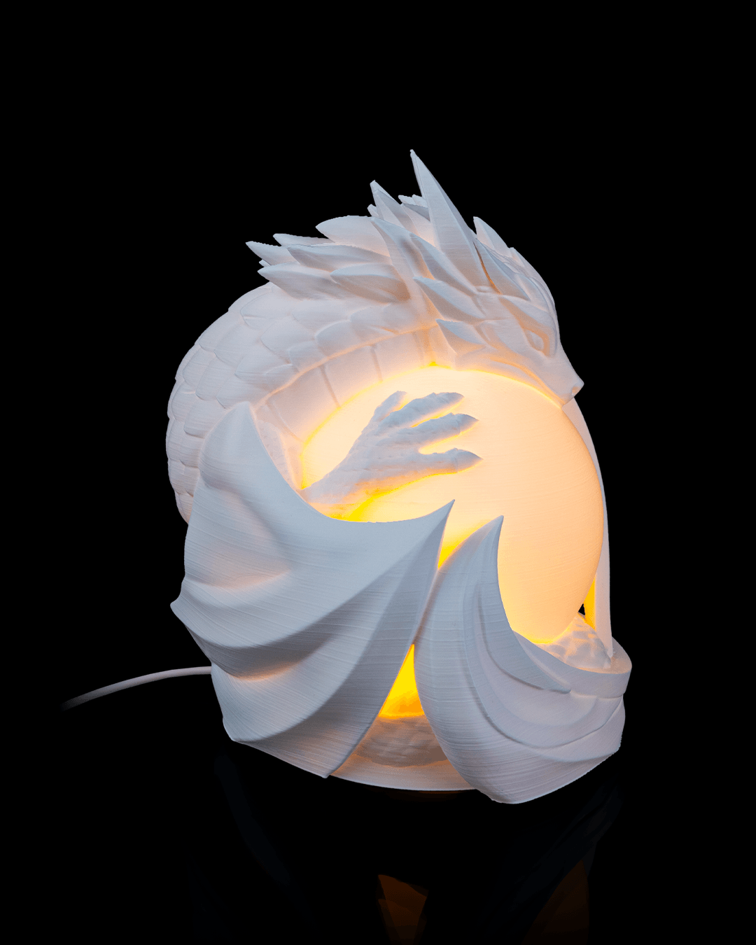 Dragon sphere lamp