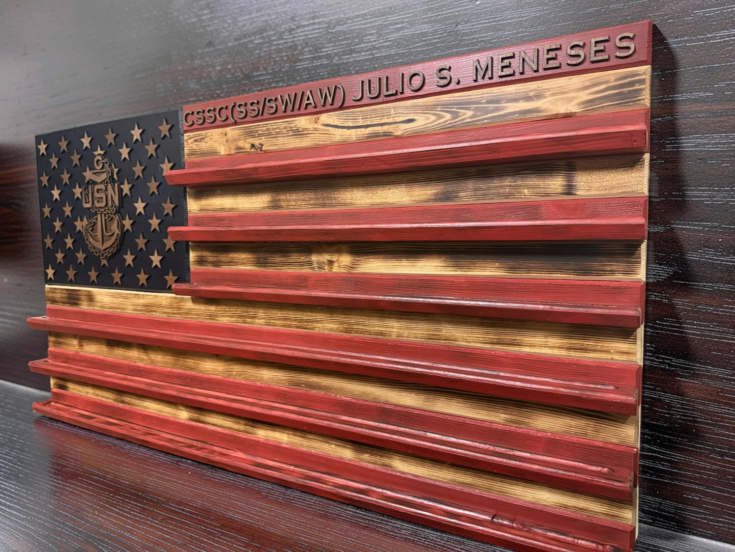 American Flag Challenge coin holder