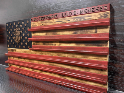 American Flag Challenge coin holder