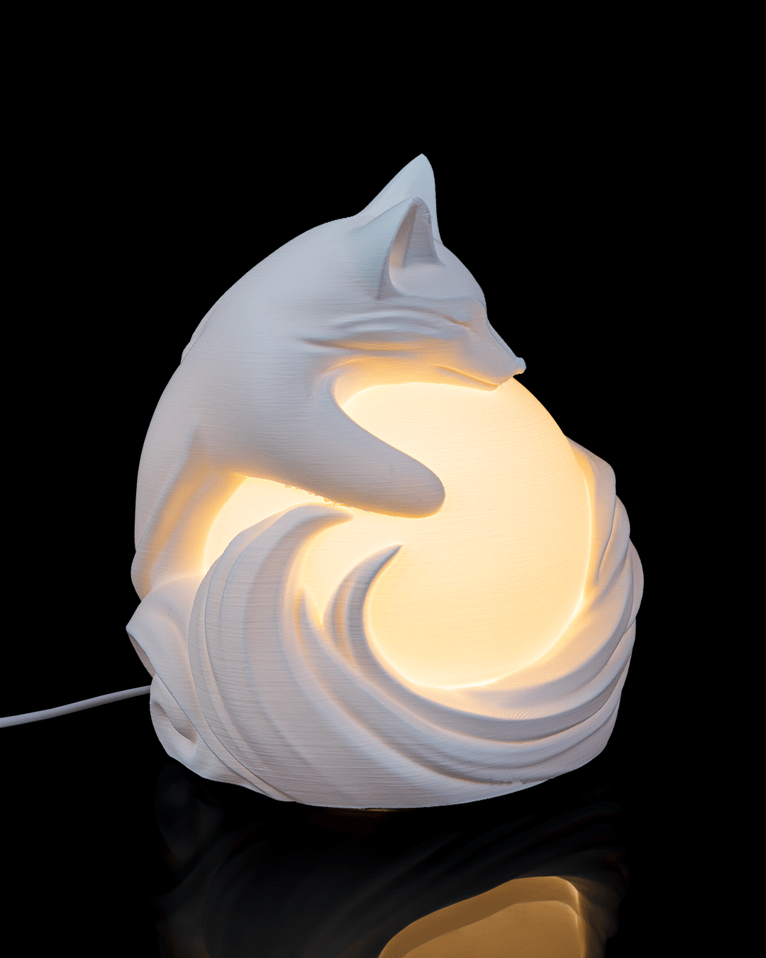 Fox themed lamp