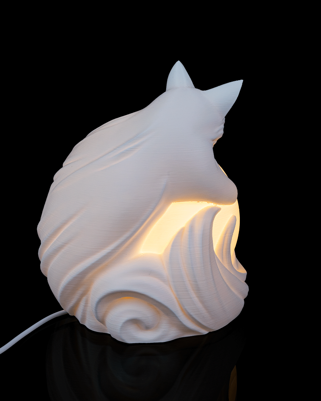 Fox themed lamp