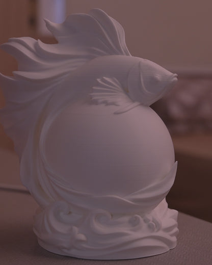 Betta Fish Themed Lamp